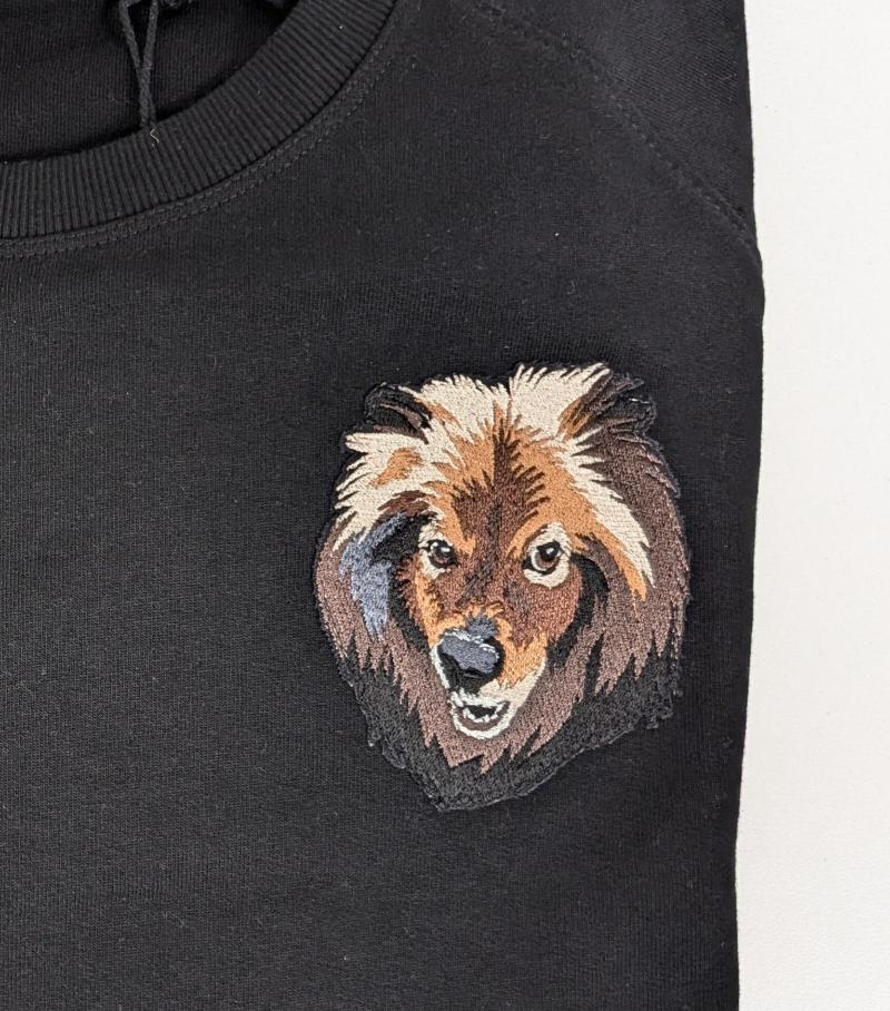 Unisex sweatshirt with your own pet's picture