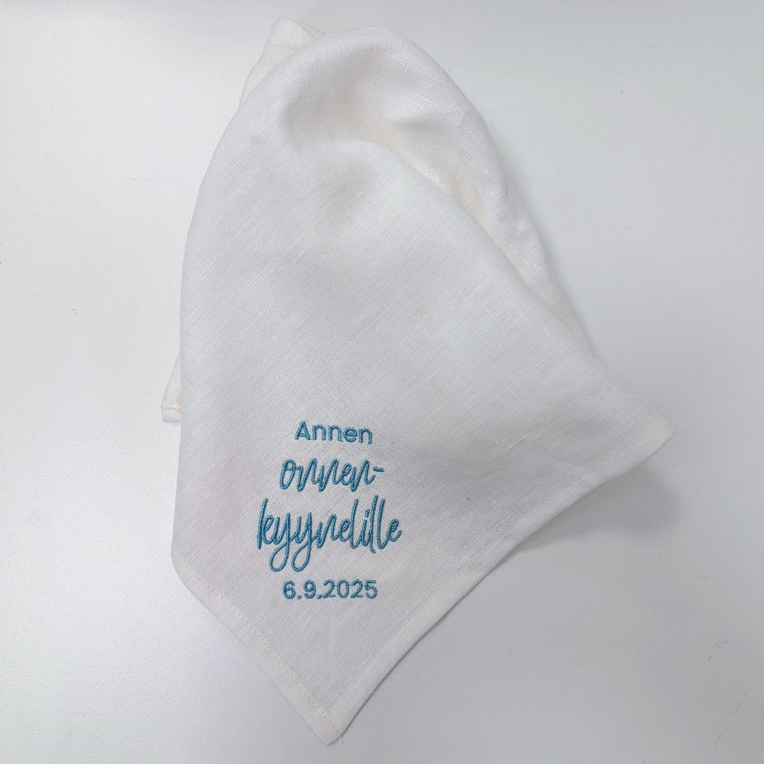 Napkin with two names