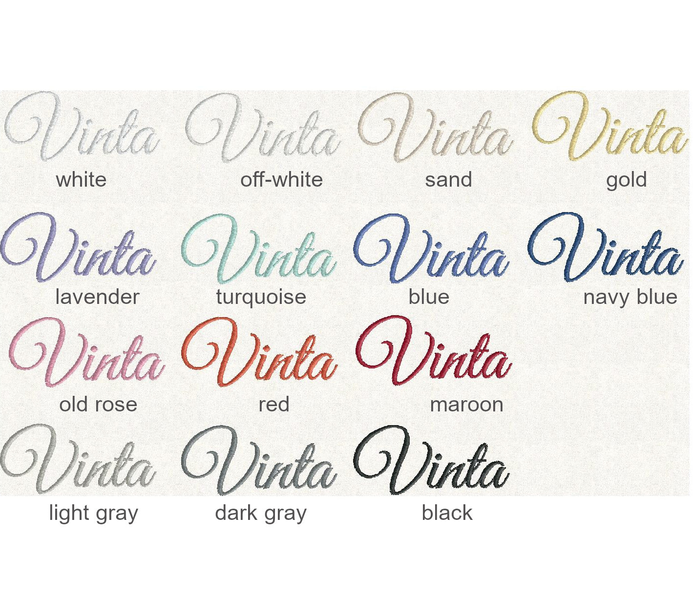 Vintage font tyyny