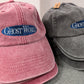 Cap with custom embroidery