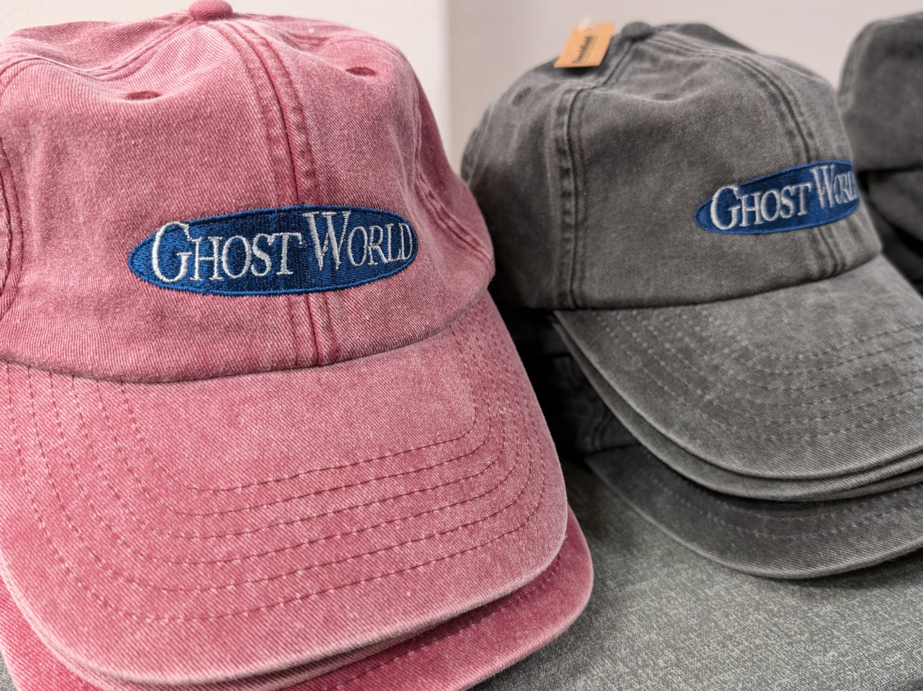 Cap with custom embroidery