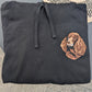 Embroidered pet portrait hoodie 