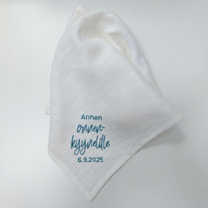 Napkin with two names