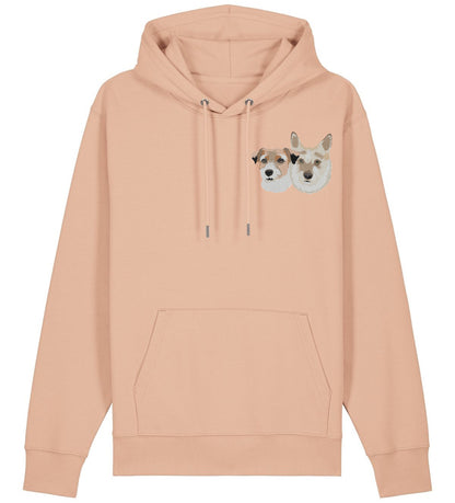 Embroidered pet portrait hoodie 