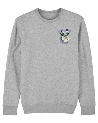 Embroidered pet portrait unisex sweatshirt