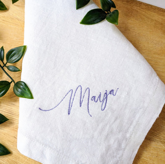 Calligraphy napkin